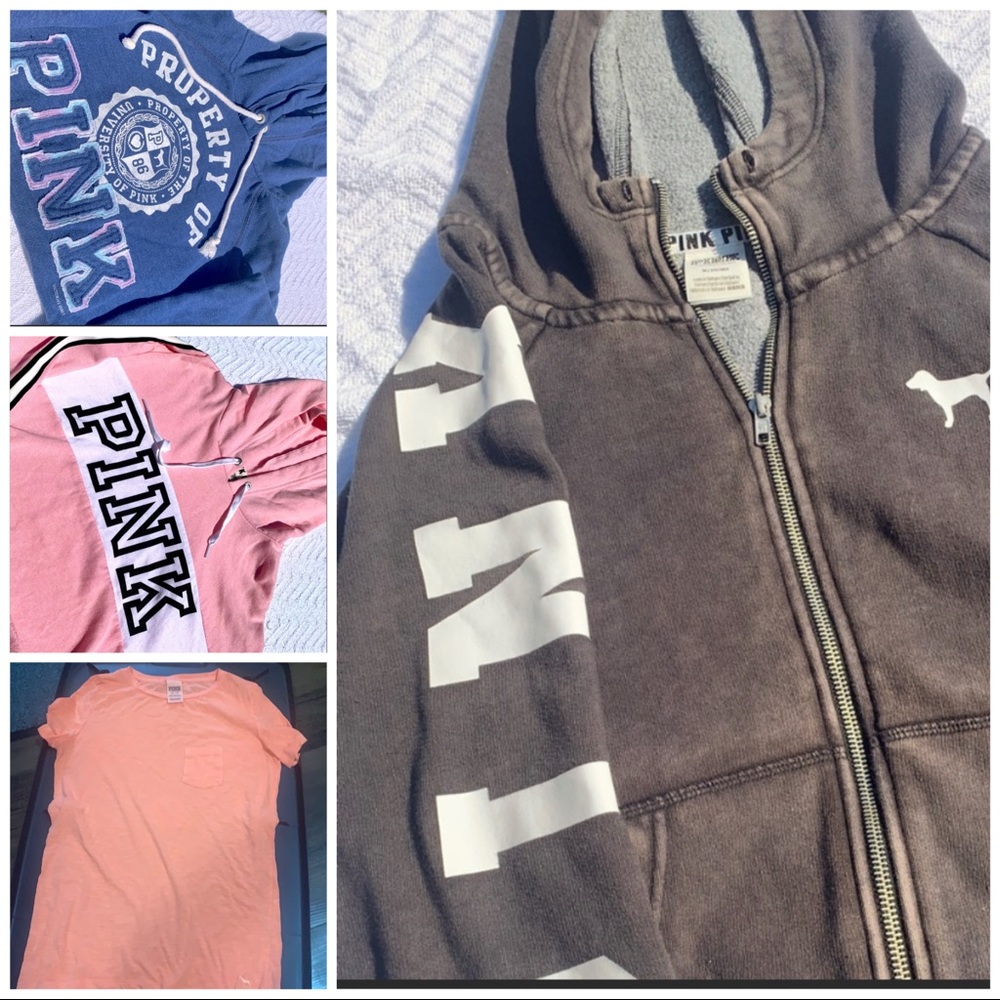 LOT OF PINK CLOTHES